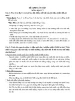 Đề cương ôn tập học kì 1 môn Địa lí 7 năm 2019-2020 - Trường THCS Chánh Phú Hòa