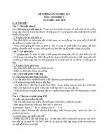 Đề cương ôn tập học kì 1 môn Sinh học 9 năm 2019-2020 - Trường THCS Chánh Phú Hòa