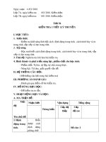 Giáo án Tin học lớp 7 - Tiết 56: Kiểm tra 1 tiết (Lý thuyết)