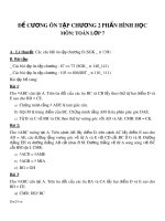 Đề cương ôn tập chương 2 phần Hình học môn Toán lớp 7