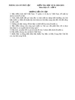 Đề cương ôn tập học kì 2 môn Địa lí 8 năm 2018-2019 - Trường THCS Lăng Cô