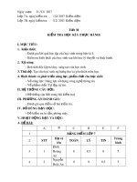 Giáo án Tin học lớp 7 - Tiết 38: Kiểm tra học kì 1 (Thực hành)