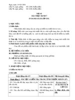 Giáo án Tin học lớp 7 - Bài thực hành 7: In danh sách lớp em