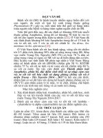 Tóm tắt Luận án tiến sĩ Y học: Thành phần loài Anopheles, phân bố, đặc điểm sinh thái và sự nhạy cảm của véc tơ sốt rét với hóa chất sử dụng phòng chống sốt rét ở miền Trung - Tây Nguyên