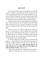 Tóm tắt Luận án tiến sĩ Y học: Nghiên cứu ứng dụng hóa trị trước phối hợp hóa xạ trị đồng thời ung thư hạ họng thanh quản giai đoạn III, IV(M0)