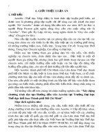 Tóm tắt Luận án tiến sĩ Giáo dục học: Xây dựng chương trình đào tạo Hướng dẫn viên Aerobic tại Trường Đại học Thể dục thể thao Thành phố Hồ Chí Minh