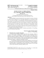 Dumb Luck by Vu Trong Phung as a colonial urban narrative