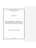 Luận án tiến sĩ Kỹ thuật vật liệu: Nghiên cứu sự hình thành kẽm pherit ZnFe2O4 từ các hỗn hợp bột (Fe2O3 – ZnO) và (Fe3O4 – Zn) dưới tác dụng của nghiền năng lượng cao