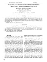 Phân tích kết quả Thematic Apperception Test ở bệnh nhân trầm cảm không loạn thần