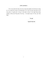 luận văn thạc sĩ nâng cao hiệu quả tín dụng tại ngân hàng nông nghiệp và phát triển nông thôn việt nam   chi nhánh huyện vũ thư tỉnh thái bình 
