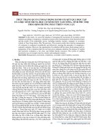 Thực trạng quản lí hoạt động đánh giá kết quả học tập của học sinh trung học cơ sở huyện Tam Nông, tỉnh Phú Thọ theo định hướng phát triển năng lực