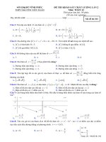 de kscl toan 12 lan 2 nam 2019 2020 truong nguyen viet xuan vinh phuc 