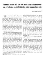 Tình hình ruộng đất khu vực hành cung Thiên Trường qua tư liệu địa bạ triều vua Gia Long năm thứ 4 (1805)