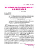 Một số yếu tố ảnh hưởng tới nhu cầu học tiếng Anh chuyên ngành Kinh tế tại các cơ sở đào tạo ở Hà Nội