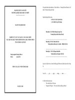 Tóm tắt luận án Tiến sĩ Hóa học: Nghiên cứu xúc tác Platin, vàng mang trên vật liệu mao quản trung bình MCM-41, SBA-15 trong phản ứng oxi hoá Glucozơ