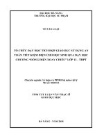 Tổ chức dạy học tích hợp giáo dục sử dụng an toàn tiết kiệm điện qua dạy học chương “Dòng điện xoay chiều” Vật lý 12 THPT.
