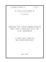 Luận án tiến sĩ Y tế công cộng: Đánh giá kết quả can thiệp phòng lây nhiễm HPV của phụ nữ có chồng tại một số xã ở Hải Dương và Phú Thọ