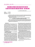 Tăng cường sự tương tác giữa giảng viên với sinh viên và sinh viên với sinh viên trong quá trình dạy – học ngoại ngữ