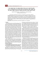 Xác định nhu cầu bồi dưỡng năng lực chuyên môn của cán bộ quản lí, giáo viên người dân tộc thiểu số để thực hiện chương trình giáo dục phổ thông mới