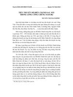 Tiểu thuyết Hồ Biểu Chánh sau 1932 trong lòng công chúng Nam Bộ