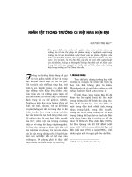 Nhân vật trong trường ca Việt Nam hiện đại