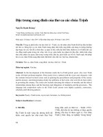 Đặc trưng cung đình của thơ ca các chúa Trịnh