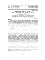 Bathe tale of Princess Kaguya from a perspective of applied folklore