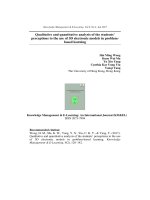Qualitative and quantitative analysis of the students’ perceptions to the use of 3D electronic models in problembased learning
