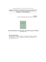 Students’ activities in, perceptions of and expectations for elearning: A case in Indonesia
