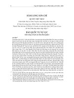 Hàm Long sơn chí - Quyển thứ nhất