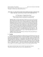 Nhận thức của sinh viên năm thứ nhất trường Đại học Sư phạm Hà Nội trong việc học tập kĩ năng sử dụng công nghệ thông tin