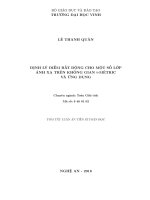 Tóm tắt Luận án tiến sĩ Toán học: Định lý điểm bất động cho một số lớp ánh xạ trên không gian b-mêtric và ứng dụng