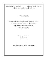 Tóm tắt Luận án tiến sĩ Lâm nghiệp: Nghiên cứu tính đa dạng thực vật thân gỗ và đặc điểm cấu trúc của một số kiểu rừng chính tại Vườn Quốc gia Bù Gia Mập, tỉnh Bình Phước
