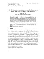 Văn hóa địa danh và nhân danh của người Ê Đê ở Tây Nguyên dưới sự tác động của quan niệm “vạn vật hữu linh”