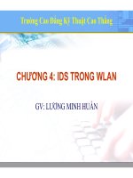 Bài giảng Mạng không dây: Chương 4 - Lương Minh Huấn