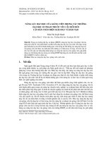Năng lực dạy học của giảng viên trong các trường đại học sư phạm trước yêu cầu đổi mới căn bản toàn diện giáo dục và đào tạo
