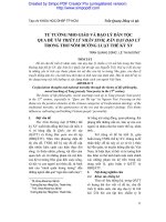 Tư tưởng Nho giáo và đạo lý dân tộc qua đề tài “Triết lý nhân sinh, răn dạy đạo lý” trong thơ Nôm Đường luật thế kỉ XV