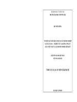 Tóm tắt Luận án tiến sĩ Kinh tế: Tổ chức kế toán quản trị tại các doanh nghiệp sản xuất giấy - Nghiên cứu tại Tổng công ty Giấy Việt Nam và các doanh nghiệp liên kế