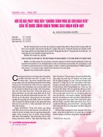 Một số giải pháp thực hiện “Chương trình phúc lợi cho đoàn viên” của tổ chức Công đoàn trong giai đoạn hiện nay