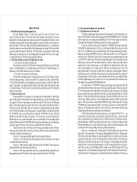 Tóm tắt Luận án tiến sĩ Kinh tế: Huy động nguồn lực người Việt Nam ở nước ngoài vào phát triển kinh tế Việt Nam