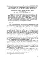 Các giải pháp và mô hình kinh tế giảm nghèo bền vững ở các xã miền núi và bãi ngang ven biển tỉnh Nghệ An