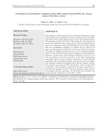 Xác định chế độ tiệt trùng bằng phương pháp Ball và thời gian bảo quản sản phẩm nước cốt xương cá hồi đóng lon