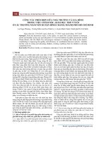 Công tác phối hợp giữa nhà trường và gia đình trong việc chăm sóc, giáo dục trẻ 5 tuổi ở các trường mầm non huyện Bình Chánh, thành phố Hồ Chí Minh