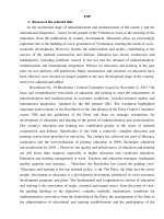 Summary of Doctoral thesis: Information on education and training in print in Vietnam (Survey of Nhan Dan, Thanh Nien, Tuoi Tre, Education and Era since 2005 to 2010)