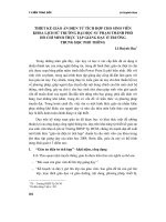 Thiết kế giáo án điện tử tích hợp cho sinh viên khoa Lịch sử Trường Đại học Sư phạm thành phố Hồ Chí Minh thực tập giảng dạy ở trường trung học phổ thông