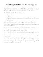 Cách làm gân bò hầm dưa đưa cơm ngày rét