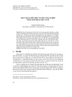 Thực trạng biểu hiện văn hóa công nghiệp ở học sinh trung học cơ sở