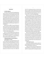 Tóm tắt Luận án tiến sĩ Kinh tế: Vai trò của hợp tác xã nông nghiệp trong liên kết xây dựng cánh đồng lớn sản xuất lúa ở vùng Đồng bằng sông Cửu Lon