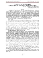 Quản lý lễ hội truyền thống ở thành phố Cao Lãnh - Thực trạng và giải pháp