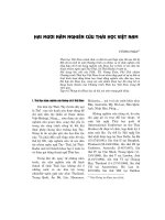 Hai mươi năm nghiên cứu Thái học Việt Nam